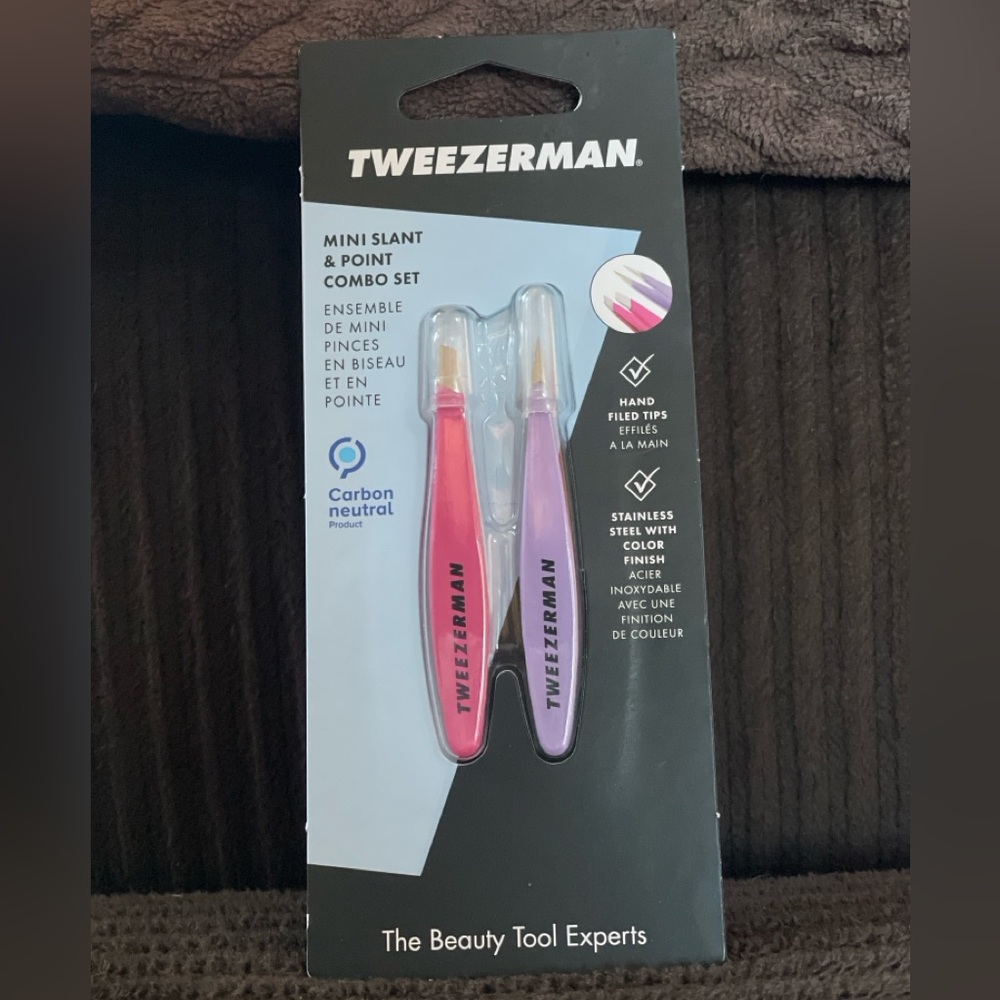 Tweezers, Mini Slant & Point Combo Set — Tweezerman - Picture 16 of 16